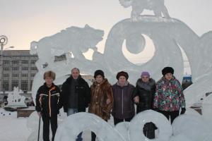 Открытие новогоднего городка Ленинского района