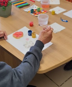 Гипсовые цветы 3