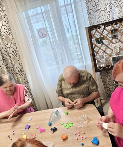 цветы из пластилина 1