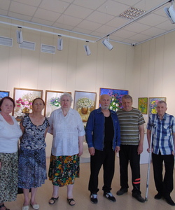 на выставке