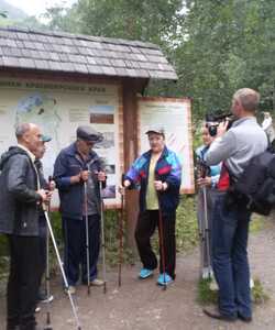 В первые даем интервью