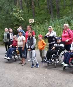 На открытии экотропы для маломобильных граждан