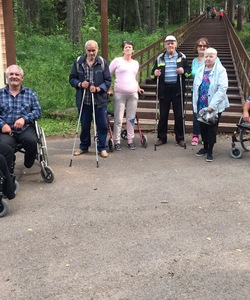 Остановнка у центральных столбов